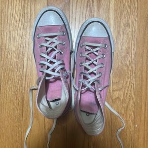Pink Platform Converse